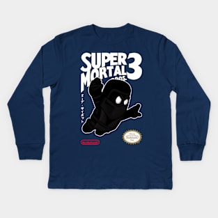 Super Mortal Bros. - Noob Saibot Kids Long Sleeve T-Shirt